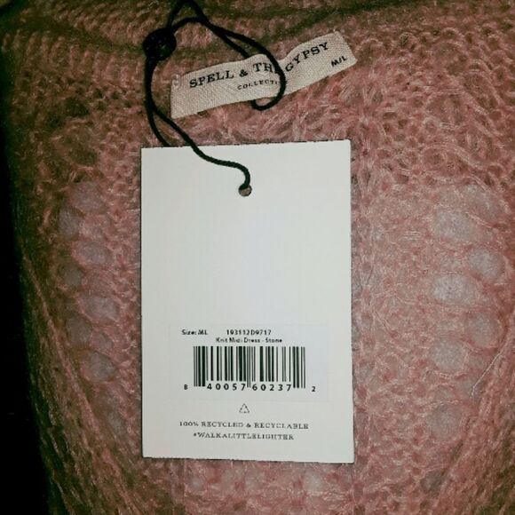 BNWT Spell & The Gypsy Mohair Knit Sweater Dress - Picture 15 of 16